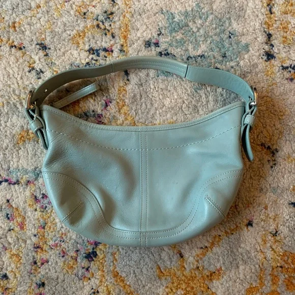 Coach Bags Vintage Blue Coach Bag Poshmark